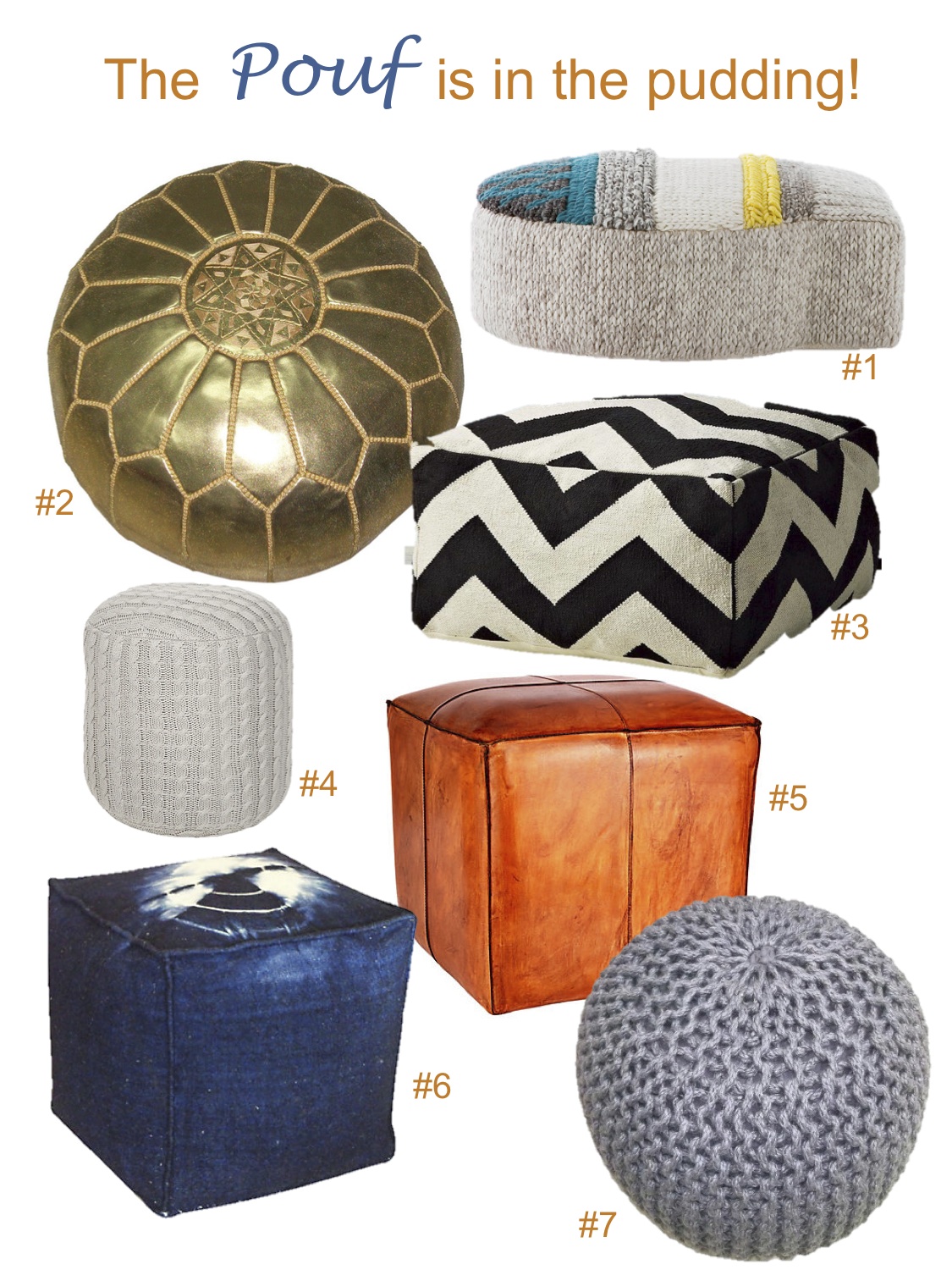 Pouf Collage