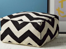 West Elm Pouf